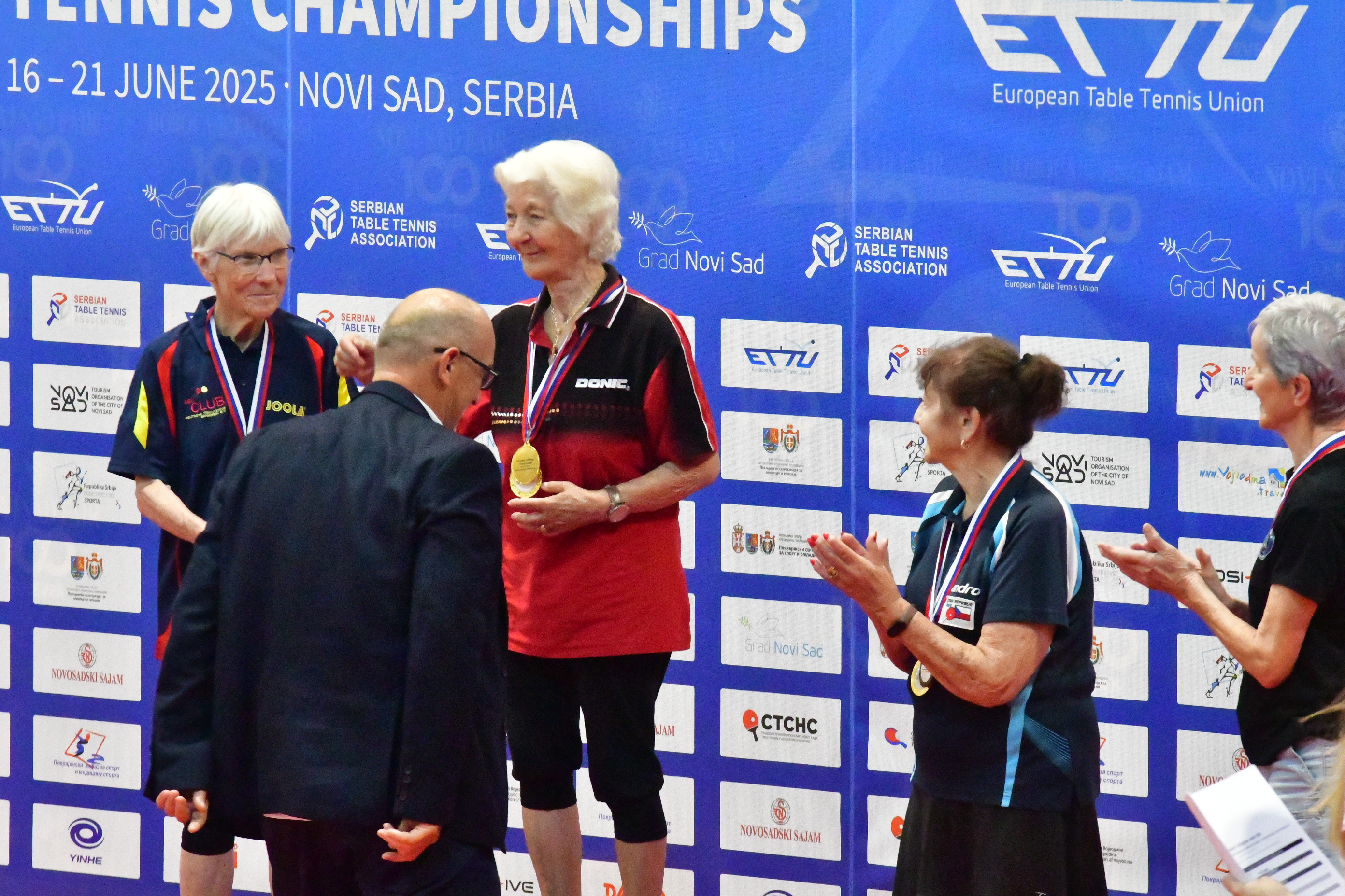 Gertrud  Mikyska in Novi Sad 2-fache Senioren-Europameisterin! 